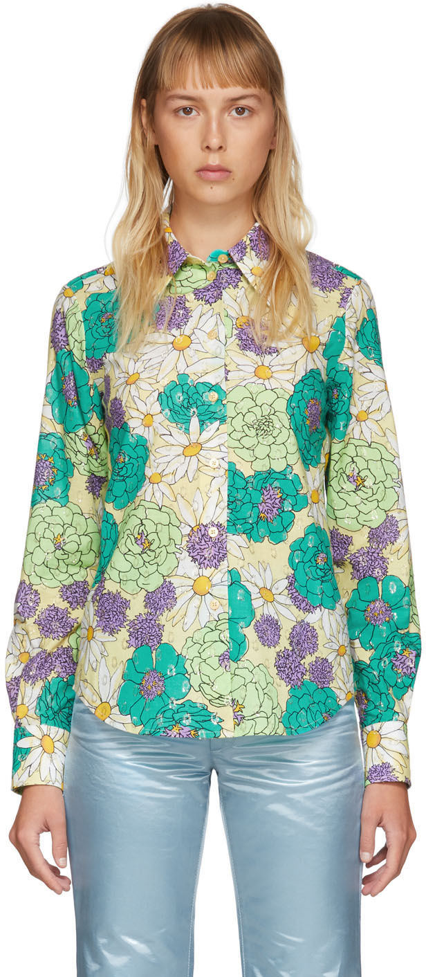 Multicolor Floral Shirt by Marc Jacobs on Sale