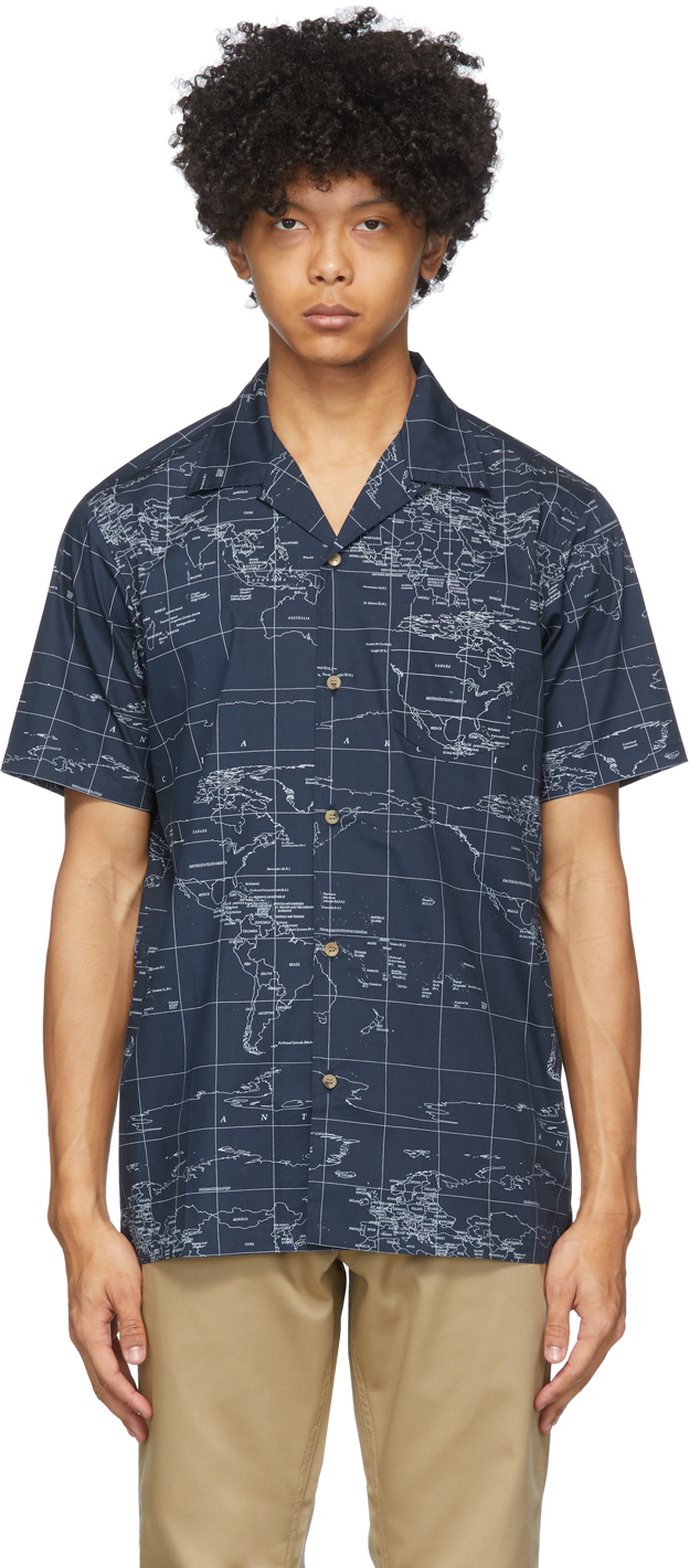Navy Global Haze Shirt