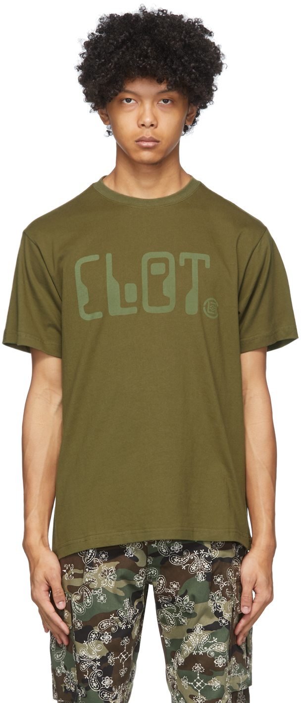 Clot: Green Corben Dallas Font T-Shirt | SSENSE