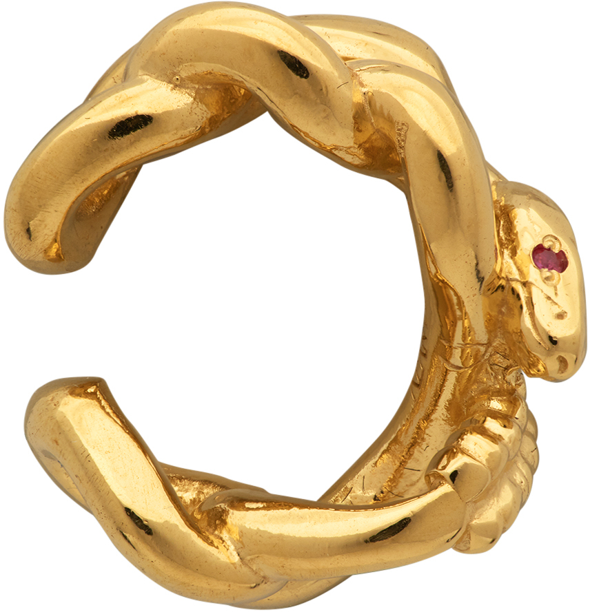 ALAN CROCETTI SPHERE 15 EAR CUFF GOLD - SINGLE main image 1