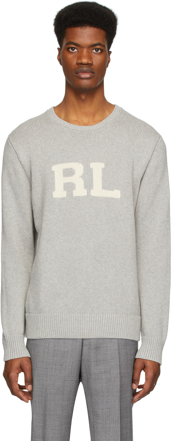 grey polo crewneck