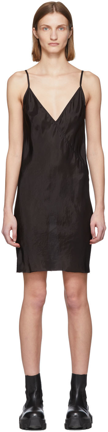 cupro slip dress