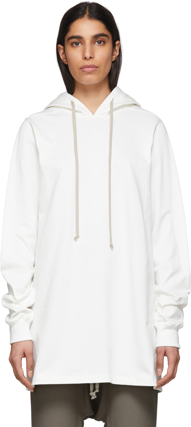 long white hoodie