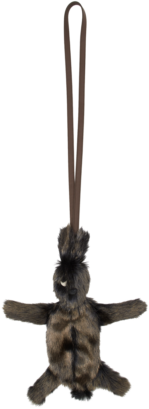 Rick Owens: Bronze Fur Fat Bunny Bag | SSENSE UK