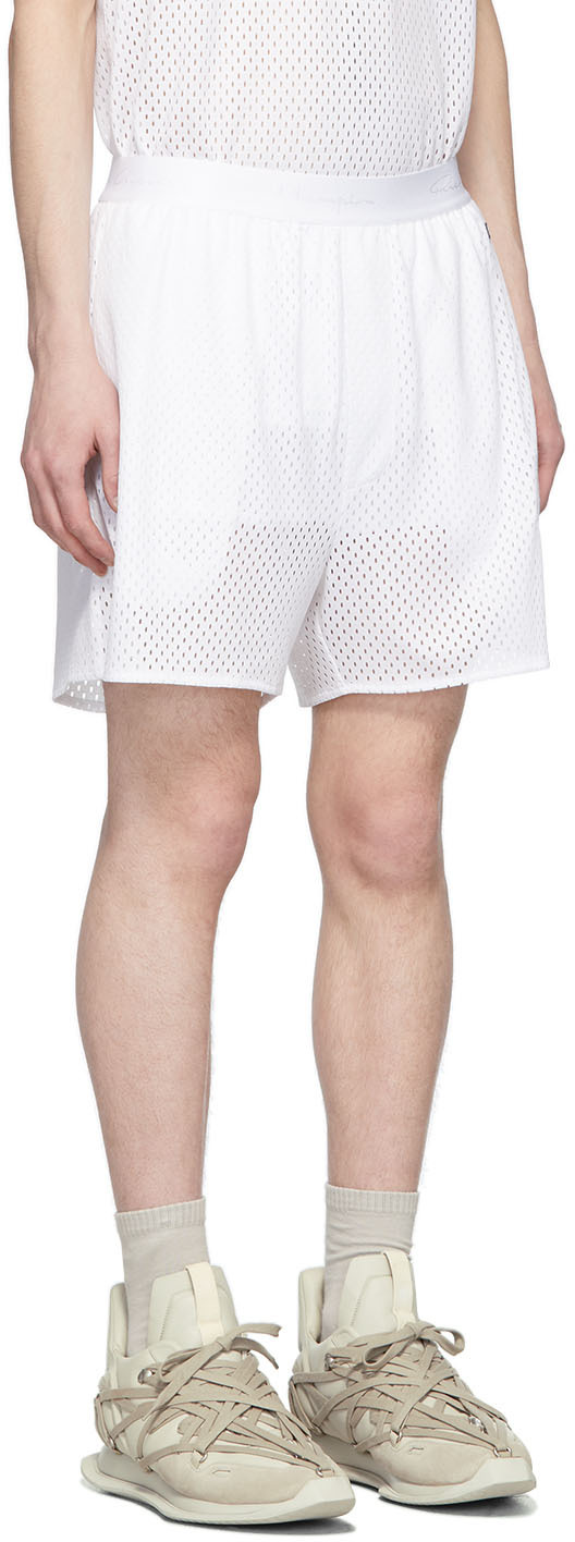 white champion basketball shorts