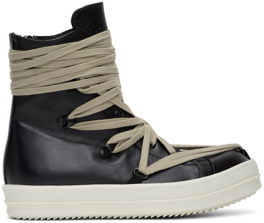 rick owens high top shoes
