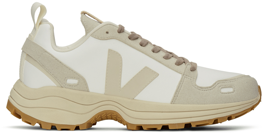 Rick Owens Off-White & Tan Veja Edition Vegan Hiking Sneakers