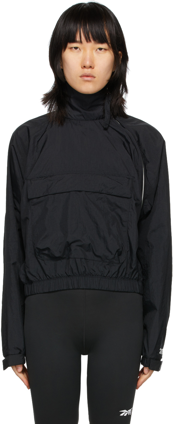 Black Nylon Jacket by Reebok By 