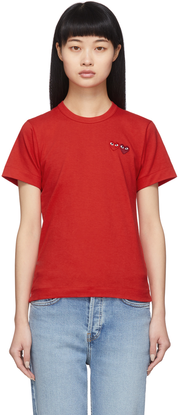 comme des garcons shirt red