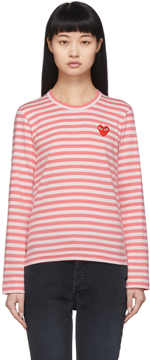 comme des garçons t shirt femme blanche