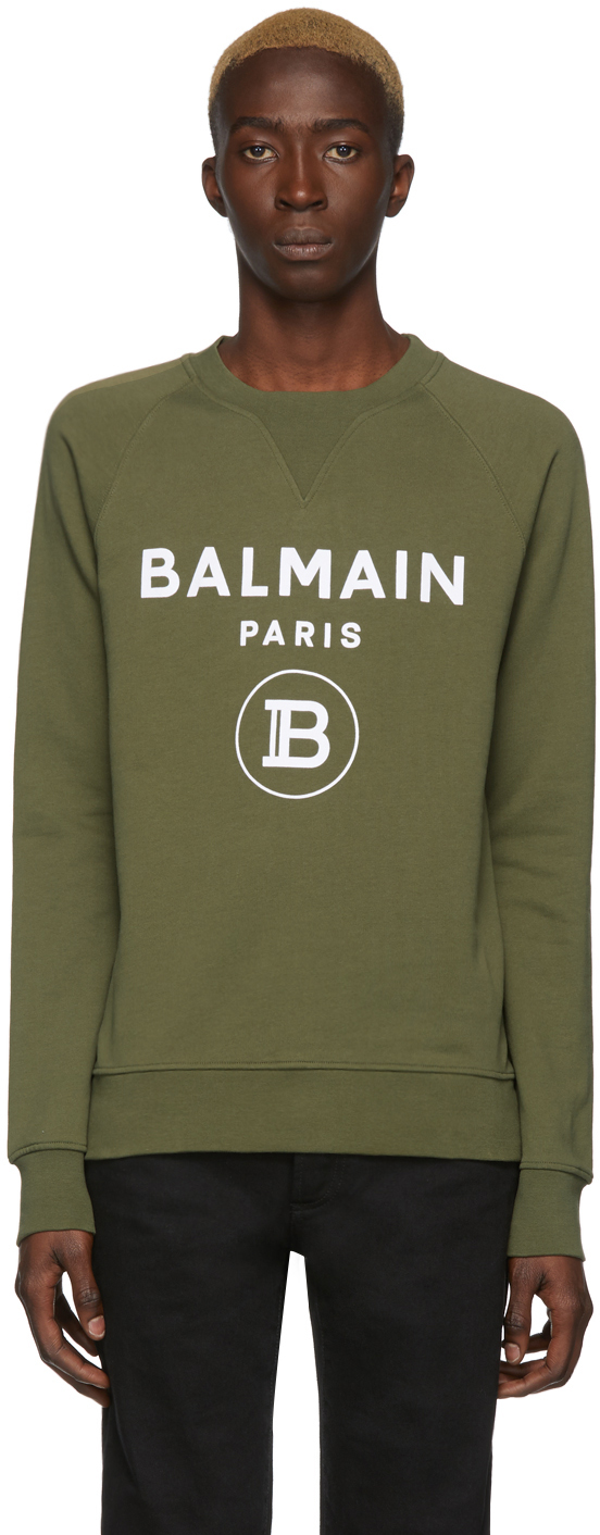 balmain logo sweater