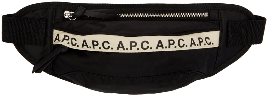 A.P.C.: Black Banane Camden Fanny Pack | SSENSE