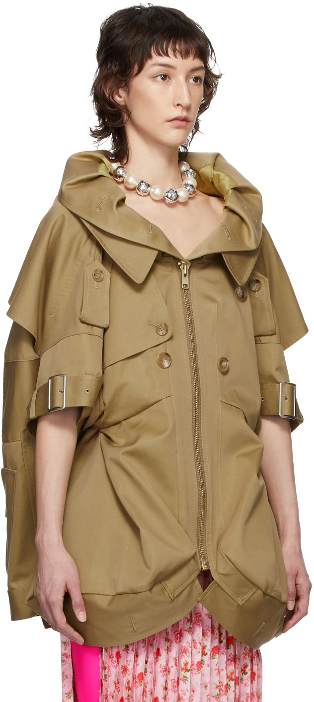 coat with short sleeves