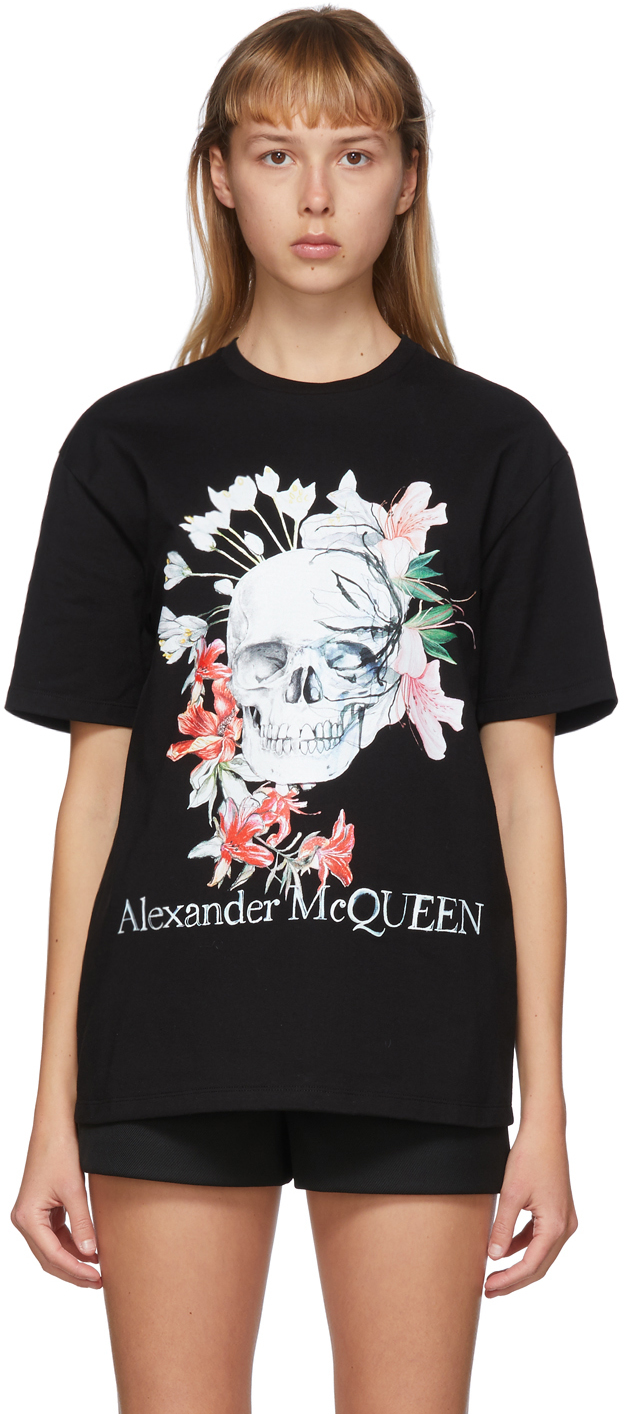 alexander mcqueen skull t shirt