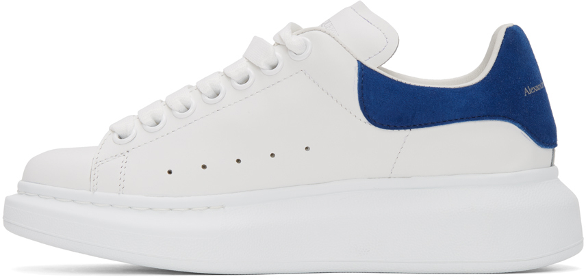 alexander mcqueen sneakers blue and white