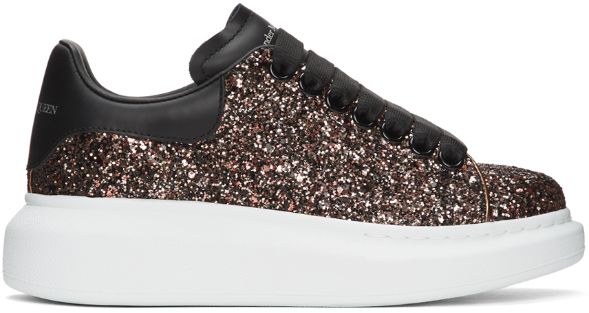 Red Galaxy Glitter Oversized Sneakers 