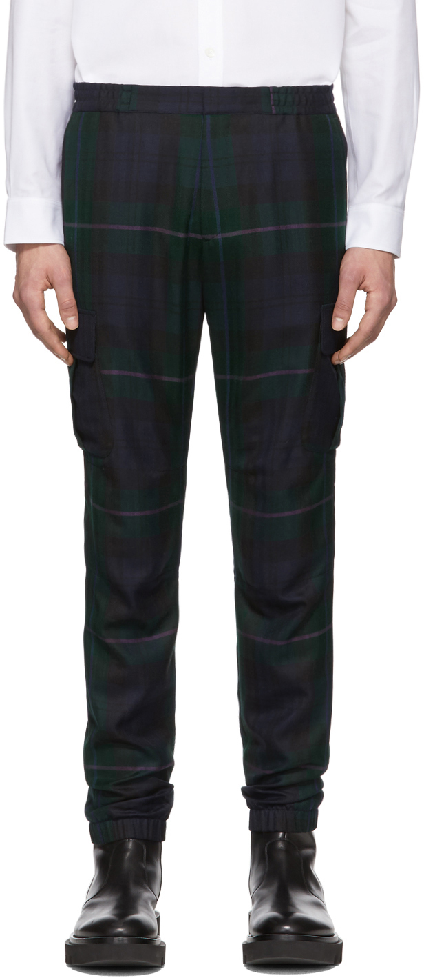 black and green cargo pants