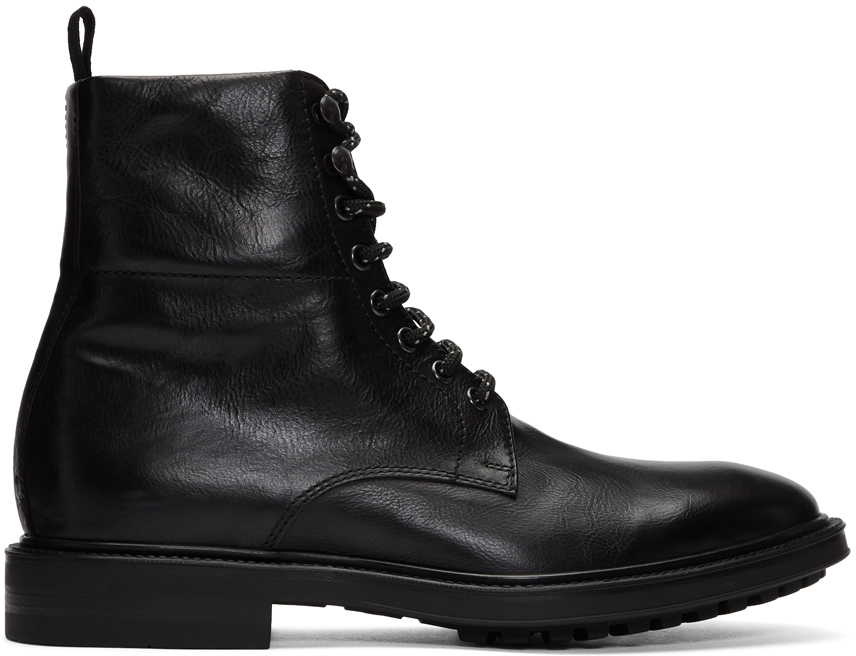 Paul Smith: Black Arno Boots | SSENSE Canada