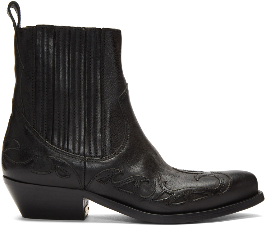 Golden Goose: Black Limited Edition Santiago Boots | SSENSE