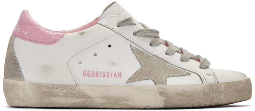 Pink Cracked Superstar Sneakers | SSENSE
