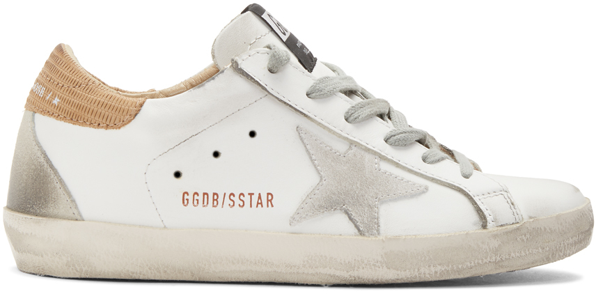 golden goose white superstar sneakers