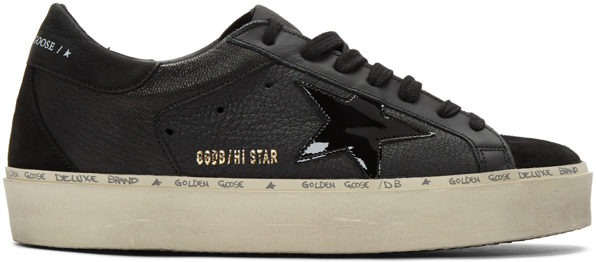 golden goose black hi star