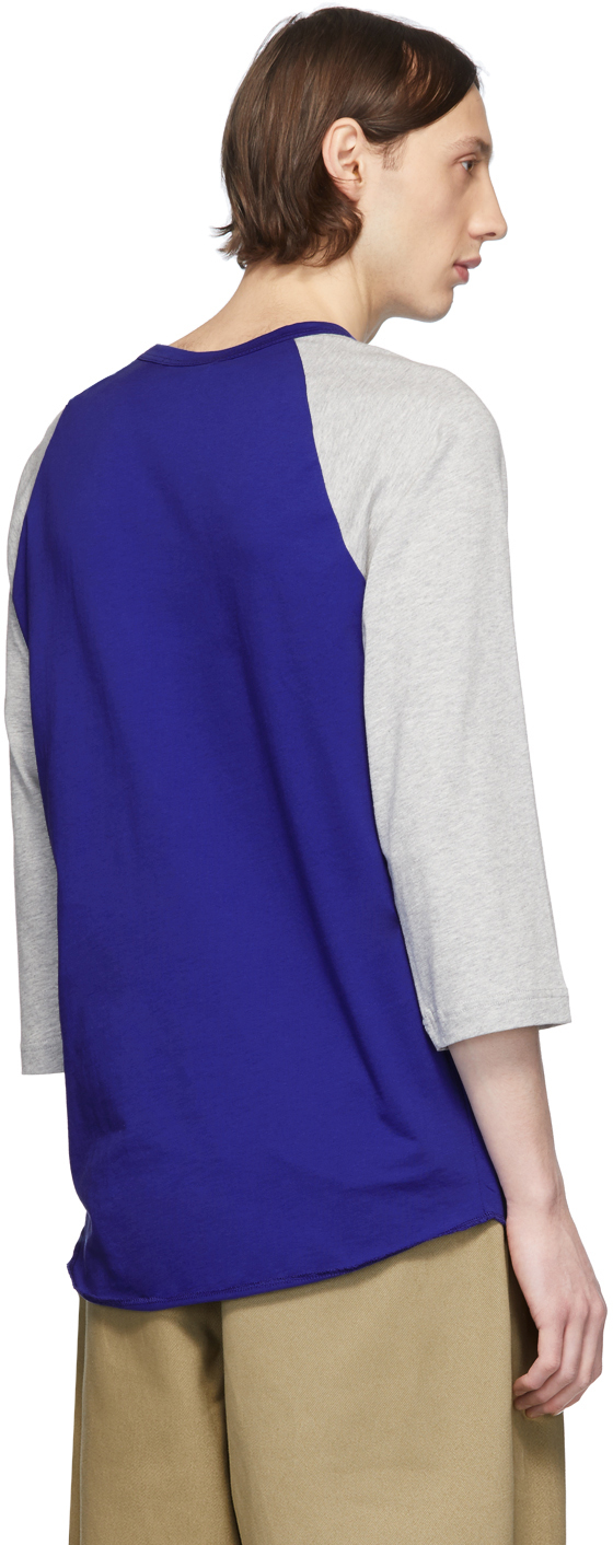 comme des garcons blue t shirt