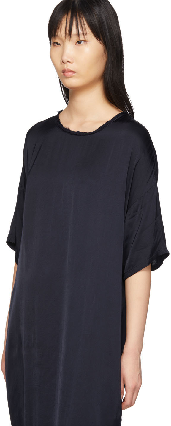 satin t shirt dress