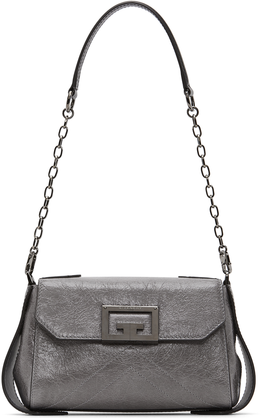 Givenchy Grey Small ID Bag SSENSE