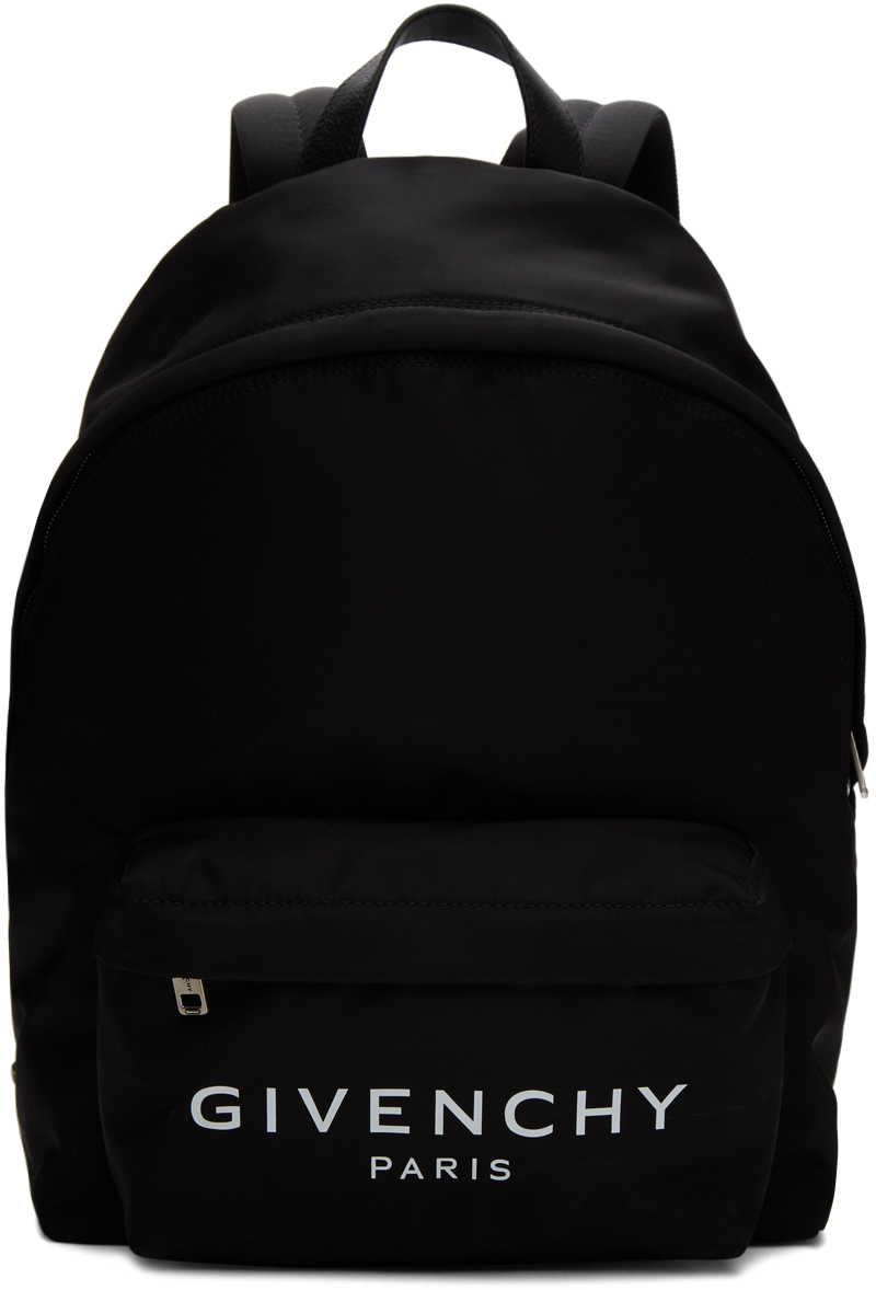 Givenchy Black Logo Backpack 201278M166130