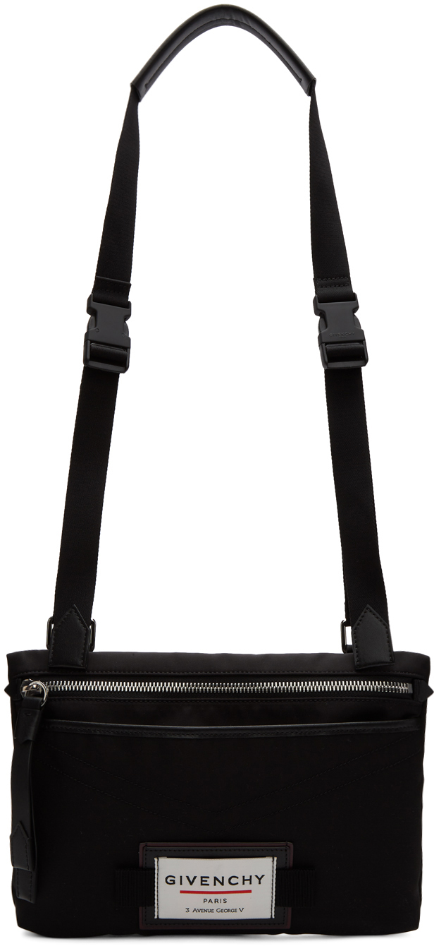 Givenchy Black Downtown Flat Crossbody Bag 201278M170185