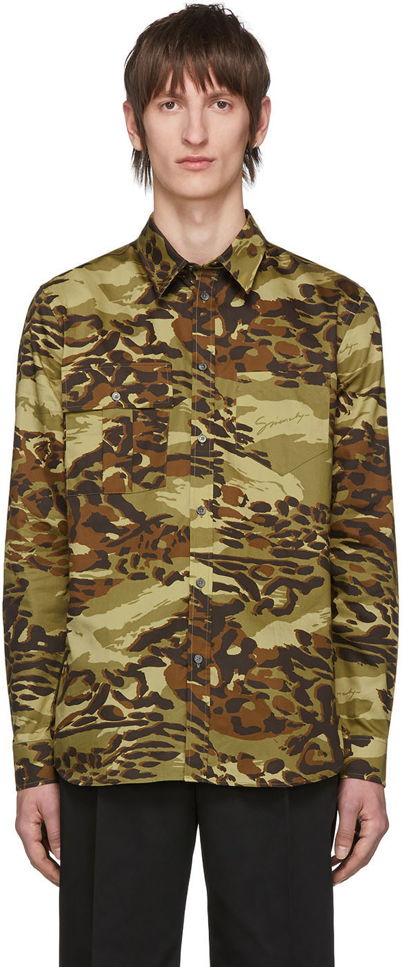 camouflage dress shirt