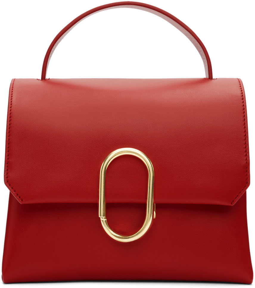 3.1 Phillip Lim Red Mini Alix Top Handle Satchel SSENSE