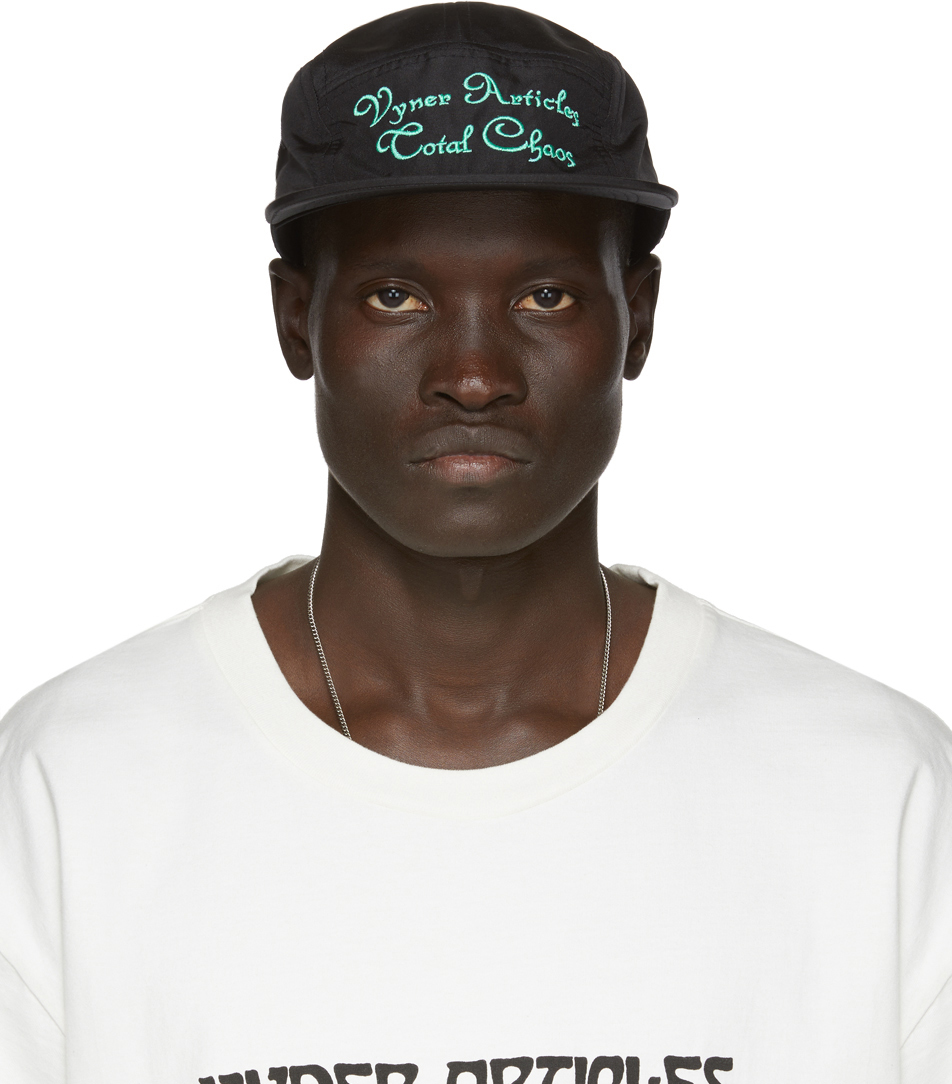 Vyner Articles: Black & Green 'Total Chaos' Cap | SSENSE Canada