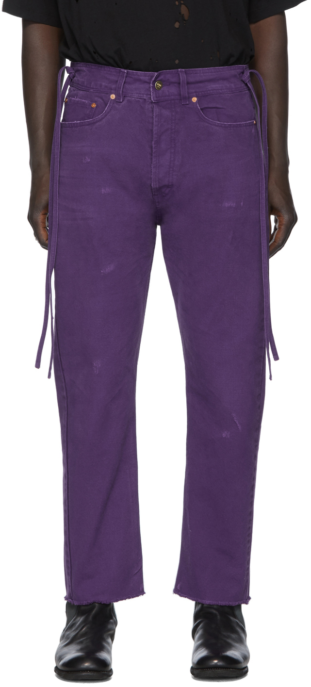 purple denim