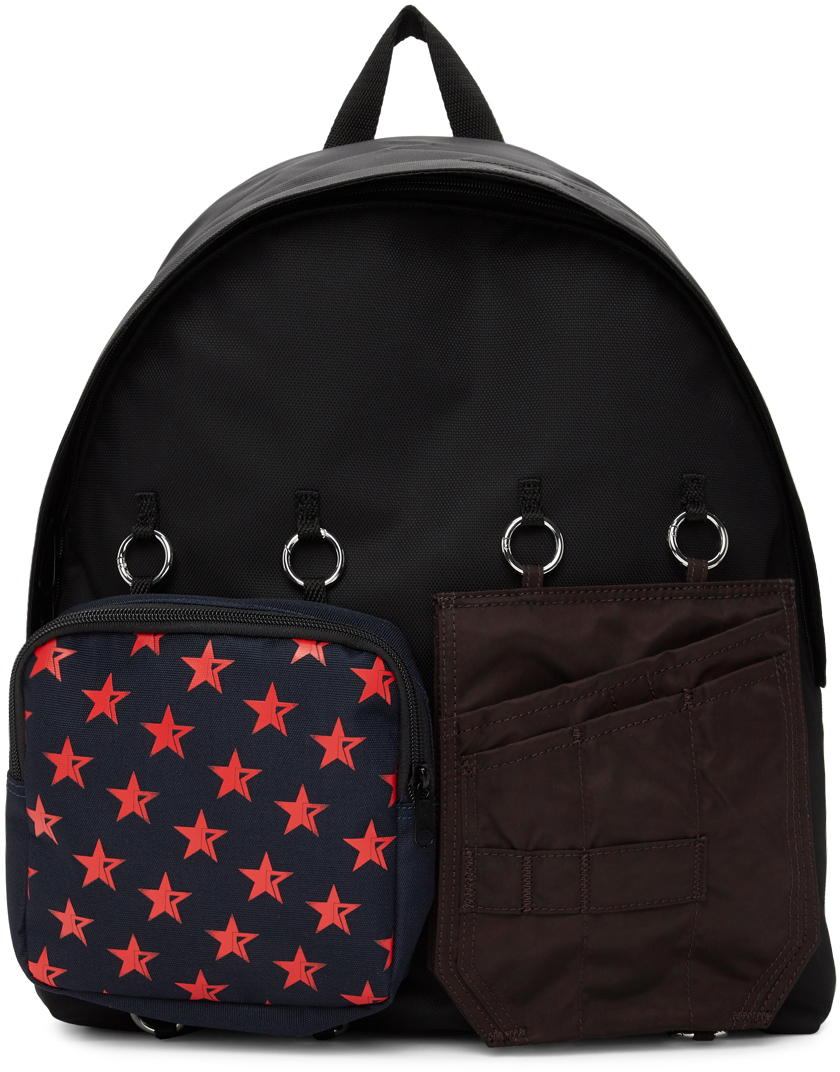 red eastpak backpack