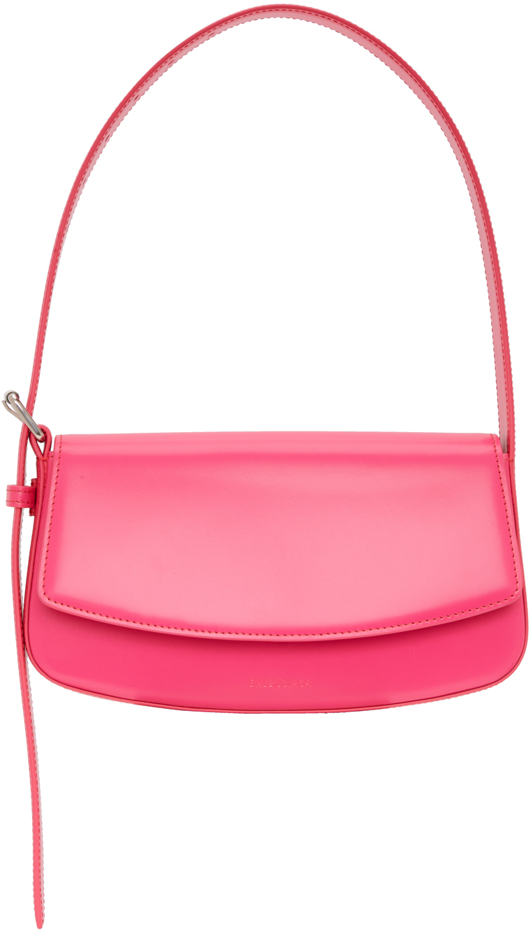 Balenciaga: Pink Baguette Bag | SSENSE