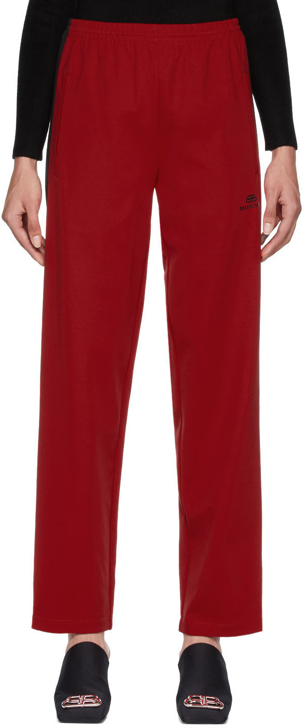 Balenciaga Red Tracksuit Lounge Pants