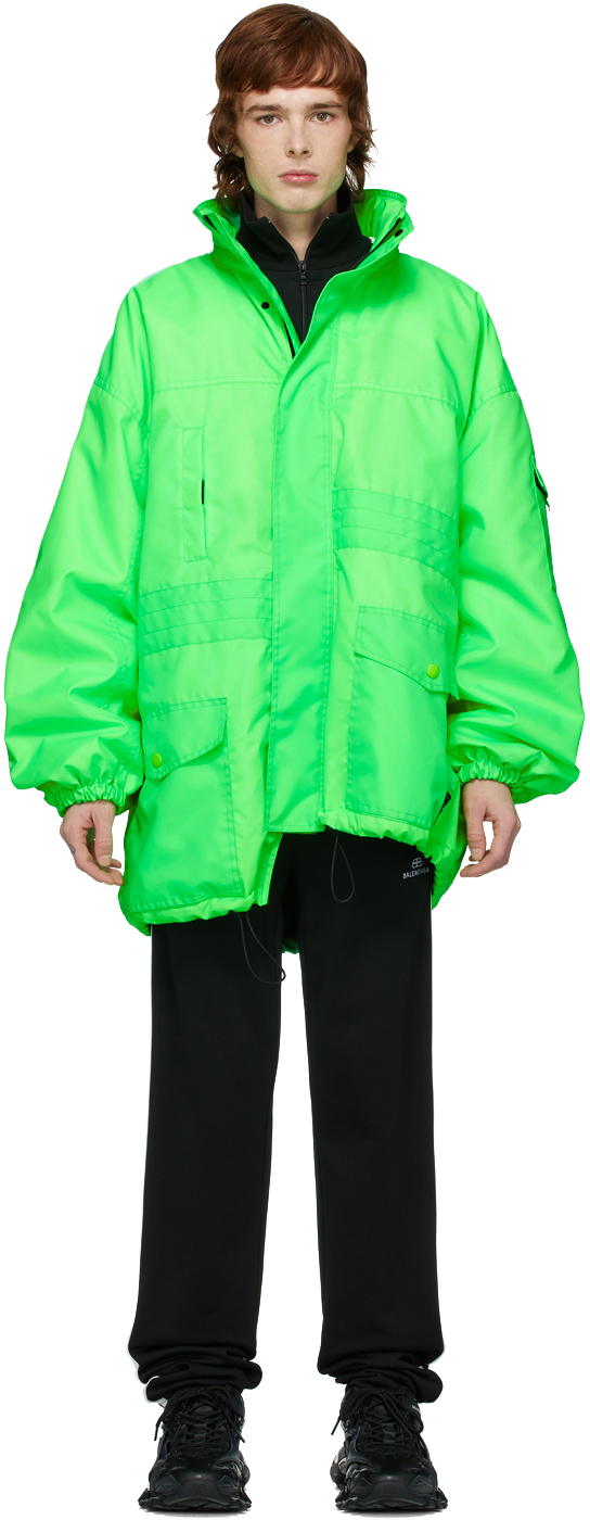 balenciaga green jacket