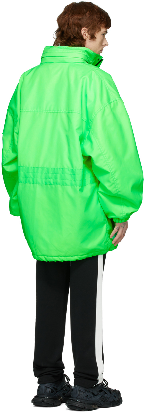 balenciaga green coat