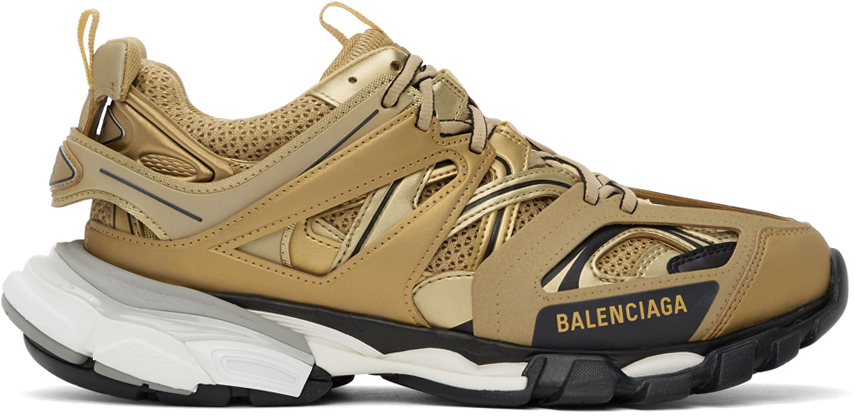 gold track shoes
