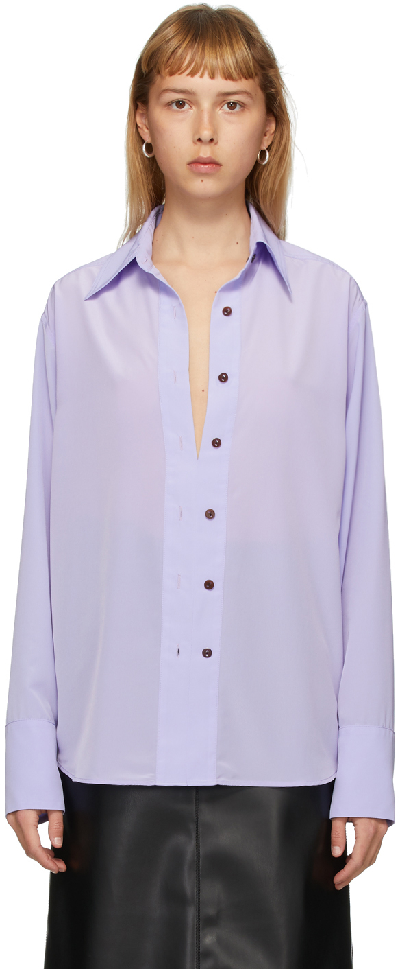 chemise mauve