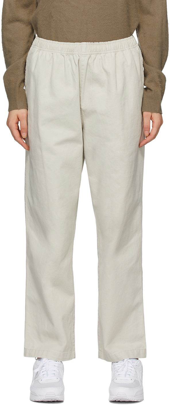 beige beach pants