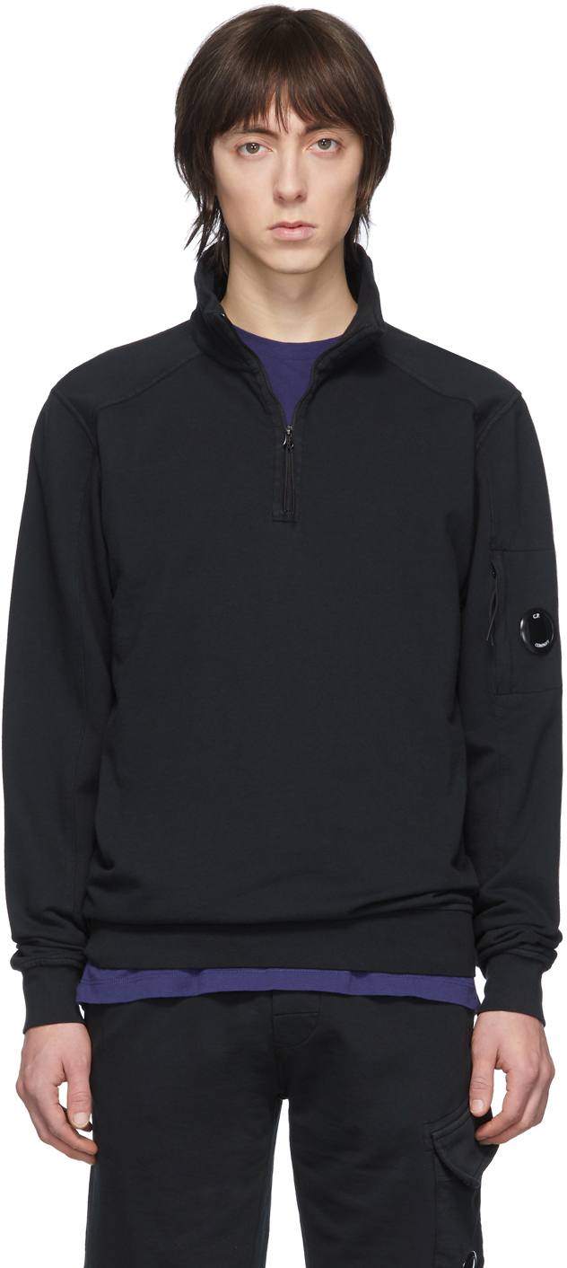 cp company half zip sweatshirt