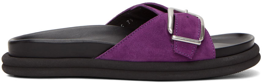 burberry sandals mens purple