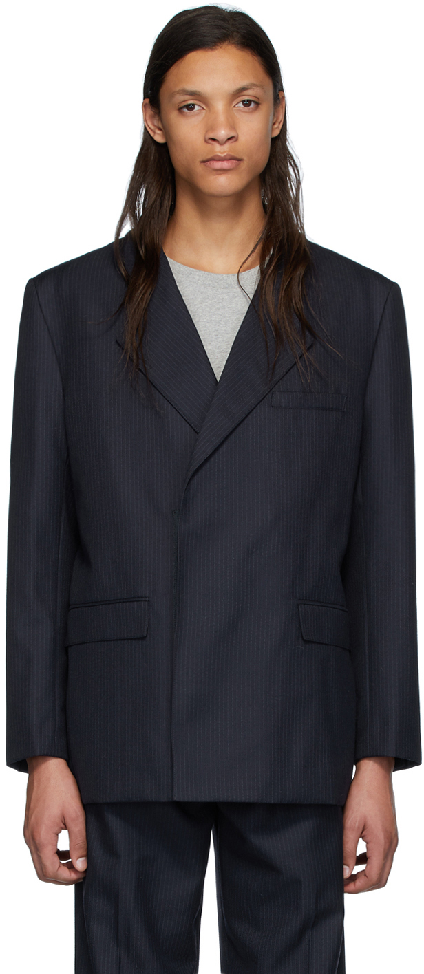 GR-Uniforma: Navy Classic Suit Blazer | SSENSE Canada