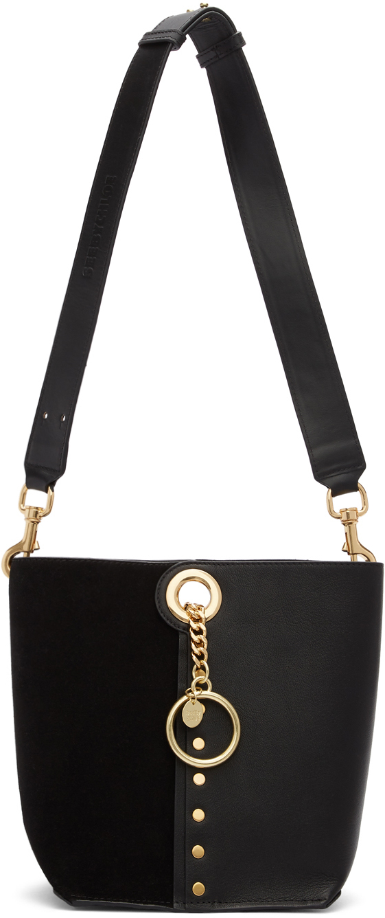 chloe black tote