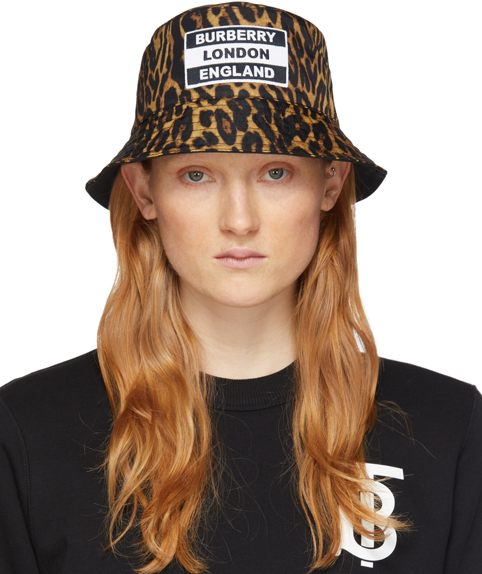 burberry print bucket hat