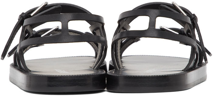burberry black sandals