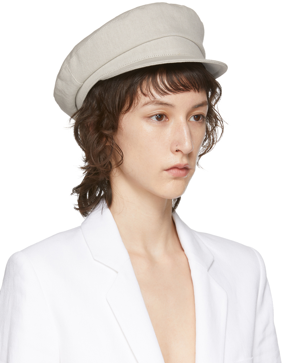 white fisherman hat